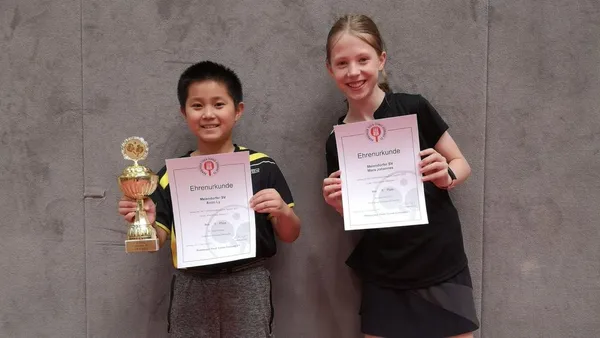 Hamburger Verbandsendrunden: Mara Platz 5 bei Mädchen U 13 und Avon Silber bei Jungen U 11 !